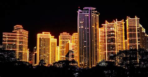 Rockwell Center Comes Alive at Night .